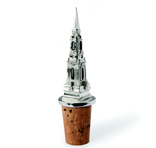 Wine stopper in sterling silver